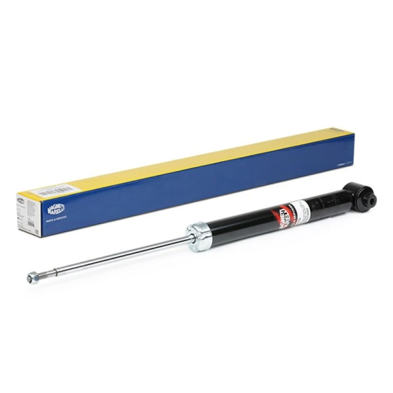 Image of MAGNETI MARELLI 354327070000 Shock absorber Rear Axle, Gas Pressure, Twin-Tube, Telescopic Shock Absorber, Bottom eye Shock Absorber (854)