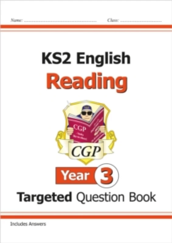 Image of CGP Books KS2 English Year 3 Reading Targeted Question Book Paperback Multi
