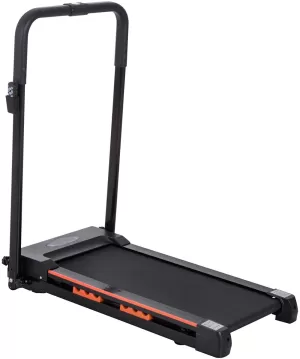 Image of HOMCOM Steel Folding Motorized Home Treadmill w/ LCD Monitor Black