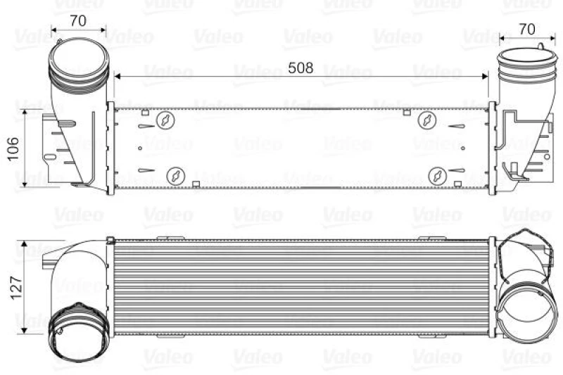 Image of Intercooler VALEO 818342