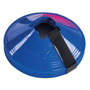Image of Precision Sleeved Set of 10 Saucer Cones - Blue