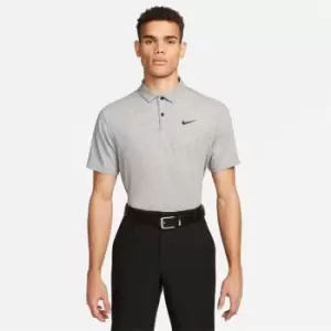 Image of Nike Dri-FIT Tour Mens Heathered Golf Polo - Black