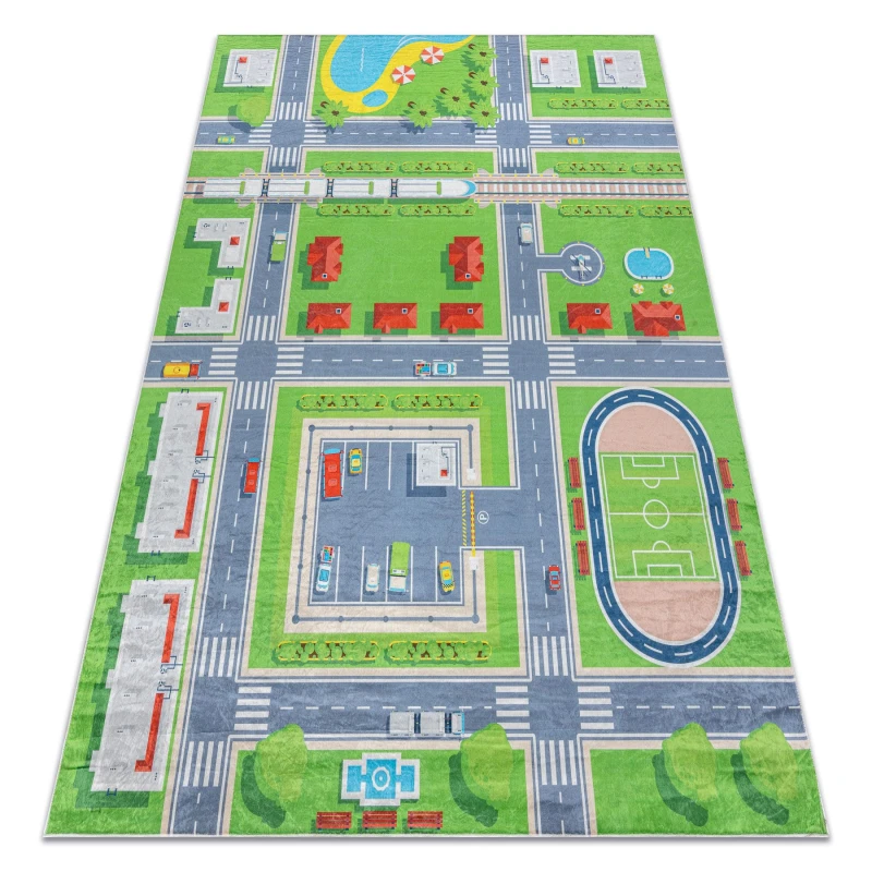Image of RugsX Bambino Rug in Green Size: 120cm x 170cm Green Unisex 120cm x 170 cm
