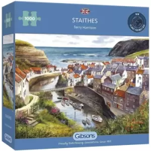 Image of Staithes Jigsaw Puzzle - 1000 Pieces