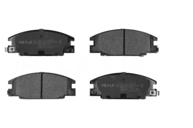 Image of MEYLE 025 215 4316/W Brake pad set Front Axle, with acoustic wear warning, Original Quality, with anti-squeak plate Brake Pad Set,disc brake (402)