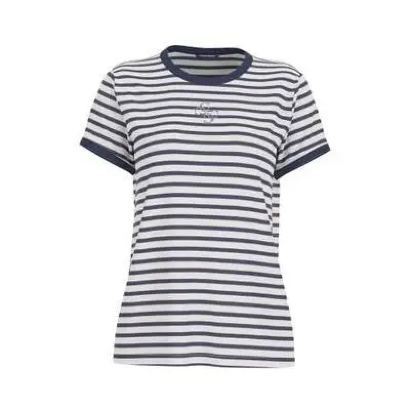 Image of Guess Womens mini logo T-Shirt Guess CN 4G Bleu Female S