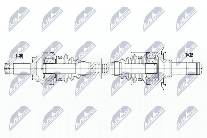Image of NTY Drive shaft NTY NPW-BM-042