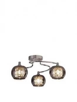 Image of Serenity 3 Lt Glass Droplet Ceiling Light