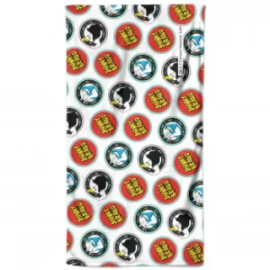 Image of Johnny Bravo Badges Bath Towel