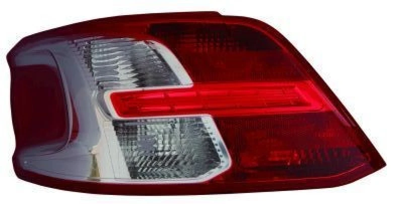 Image of ABAKUS 550-1966R-LD-UE Rear light without bulb, Right, P21W Combination Rearlight (391)