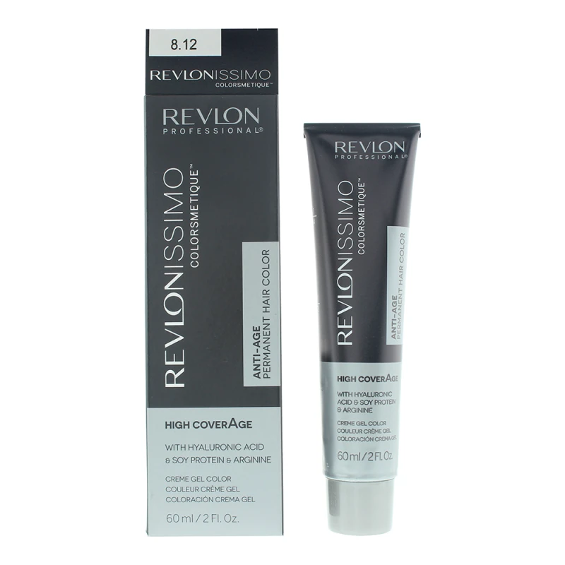 Image of Revlon Revlonissimo Colorsmetique Permanent Hair Color 60ml - 8.12 Light Frosty Blonde