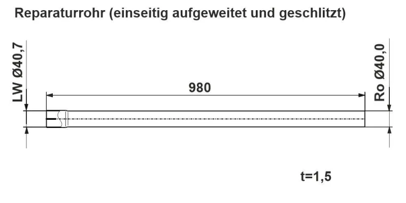 Image of Exhaust Pipe, universal VEGAZ UR-466