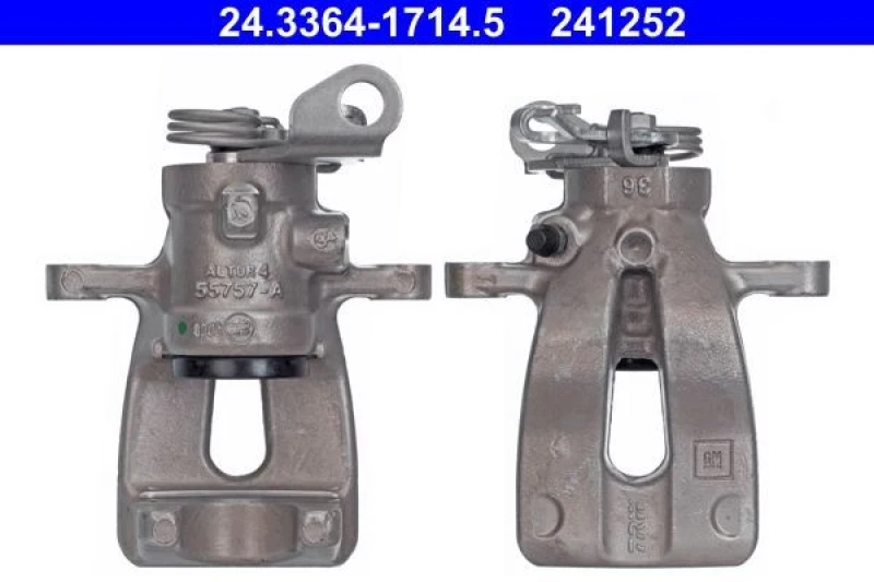 Image of ATE 24.3364-1714.5 Brake caliper without holder Brake Caliper (78)