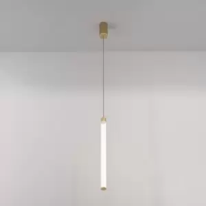 image of Maytoni Ray Slim Pendant Ceiling Light Gold, 95.9cm, Integrated LED 3000K