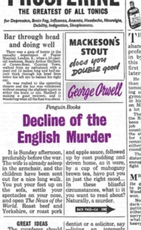 Image of Decline of the English Murder by George Orwell Paperback