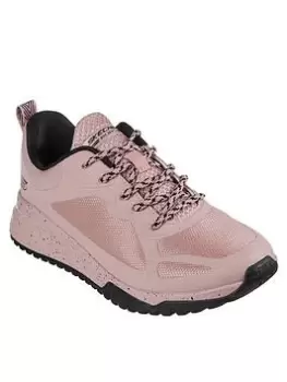 Image of Skechers Bobs Squad 3 Star Flight Trainers, Blush, Size 3, Women