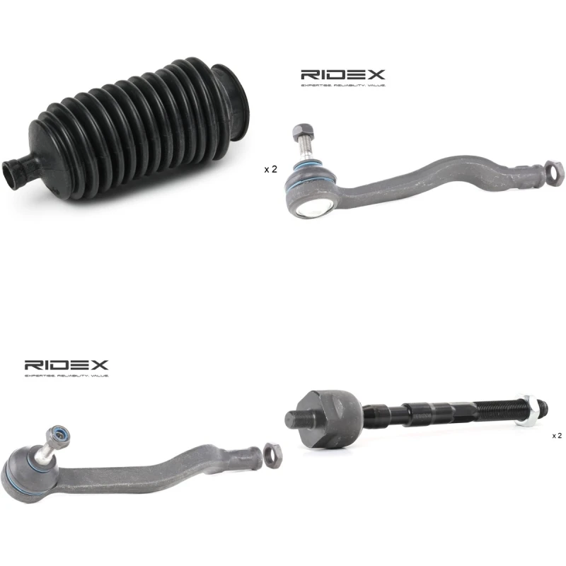 Image of RIDEX 770T0100 Repair Kit, tie rod Front Axle Repair Kit,tie rod (770)