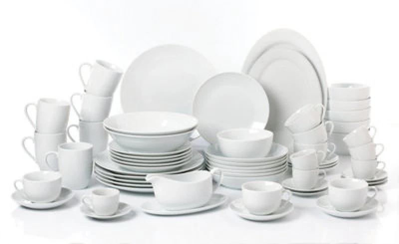 Image of Waterside Waterside White 60 Piece Dinner Set White - Waterside White HR90001