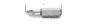 Image of Beta Tools 861 PZ 1x 1/4" Hex Drive Pozidriv Bit PZ1 x 25mm 008610300