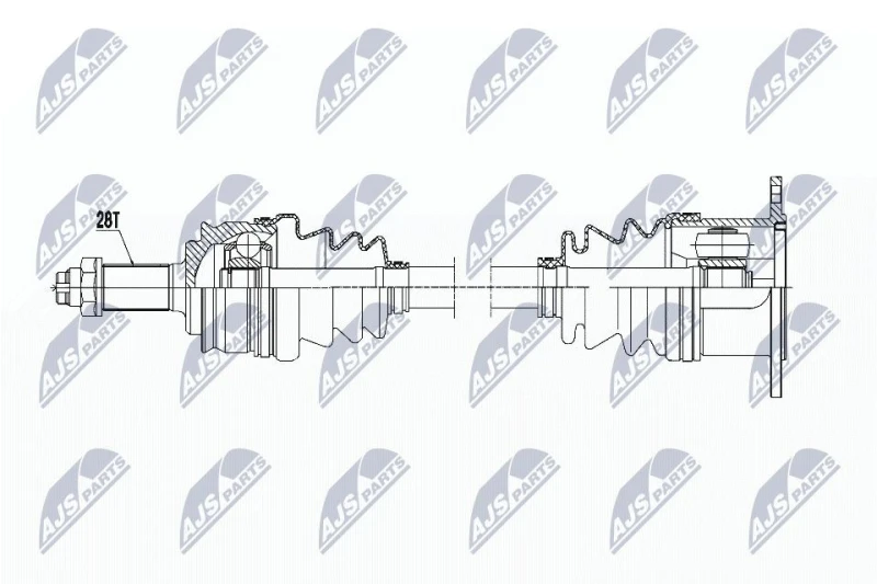 Image of NTY Drive shaft NTY NPW-SU-021