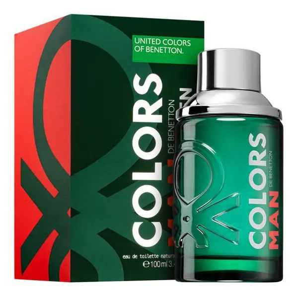 Image of Benetton Colors de Benetton Man Green Eau de Toilette For Him 100ml
