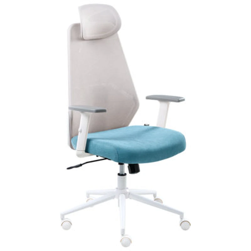 Image of Beliani Office Chair Oryn Teal
