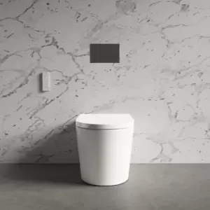 Image of Back to Wall Smart Bidet Toilet Round - Purificare