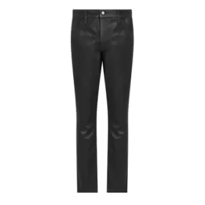 Image of GOOD AMERICAN Good Legs Coated Jean - Black