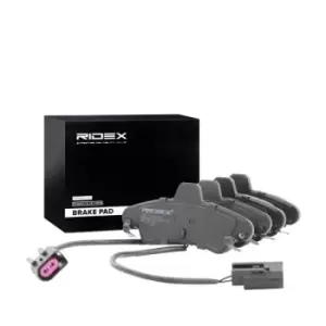Image of RIDEX Brake pad set with integrated wear sensor 402B0360 Brake pads,Brake pad set, disc brake FORD,FORD USA,MONDEO II Kombi (BNP),COUGAR (EC_)
