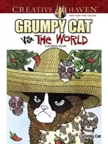 image of Creative Haven Grumpy Cat Vs. The World Coloring Book