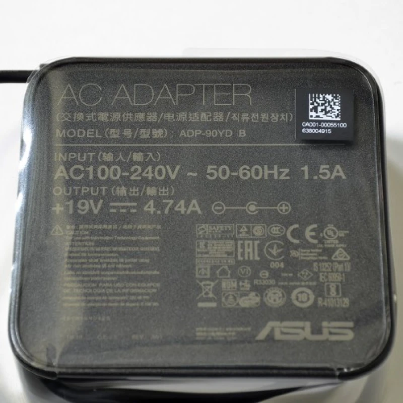Image of ASUS 0A001-00055100 power adapter/inverter Indoor 90 W Black