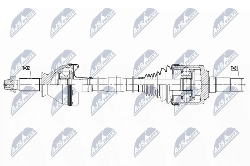 Image of NTY Drive shaft NTY NPW-MA-004
