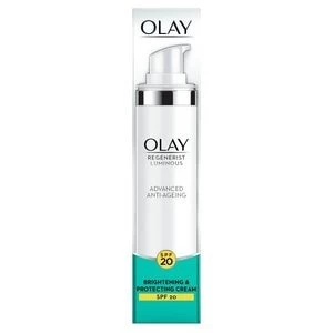 Image of Olay Regenerist Luminous Brightening Moisturiser SPF20 50ml
