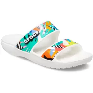 Image of Crocs Womens Classic Crocs Retro Resort Sandals UK Size 5 (EU 38-39)