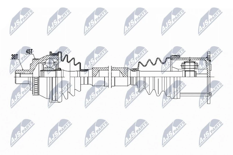 Image of NTY Drive shaft NTY NPW-AU-006