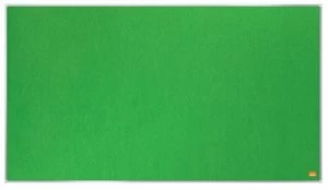 image of Nobo Impression Pro Widescreen Green Felt Board 890x500mm