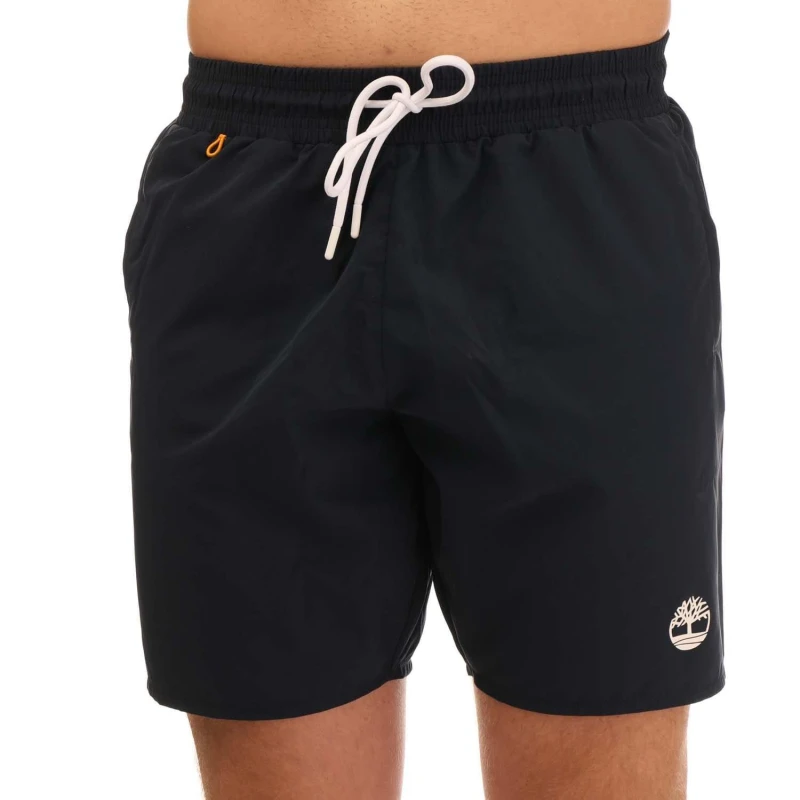 Image of Timberland Sunapee Lake Solid Swim Shorts - Blue Blue S