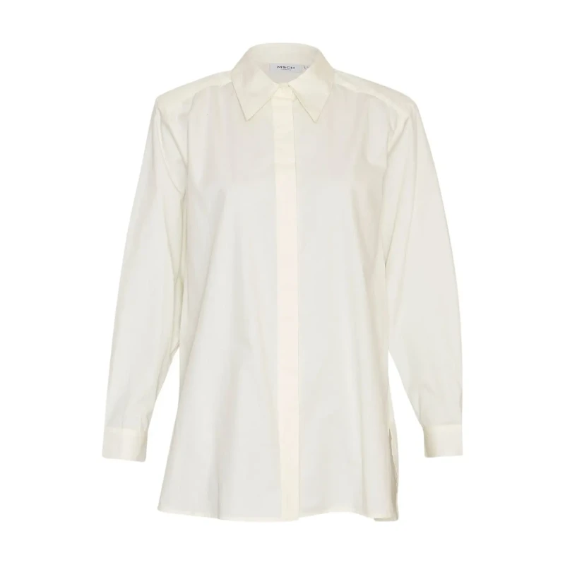 Image of moss copenhagen Woman's shirt Moss Copenhagen Fiori Petronia Beige Female XS