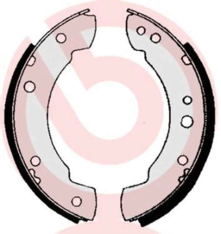 Image of BREMBO Brake Shoe Set BREMBO S 23 566