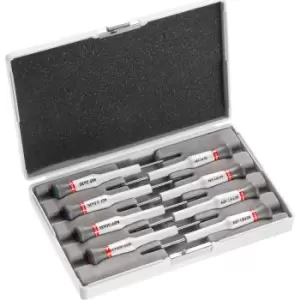 Image of Facom Micro Tech 8 Piece Precision Slotted and Phillips Screwdriver Set