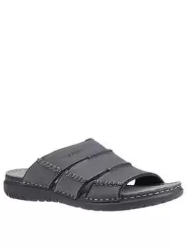 Image of Hush Puppies Cameron Sandals - Black, Size 7, Men