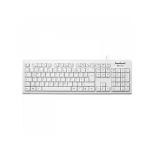 Image of V7 KU200GS-WHT-DE Wired Keyboard White German QWERTZ Layout TUV-GS