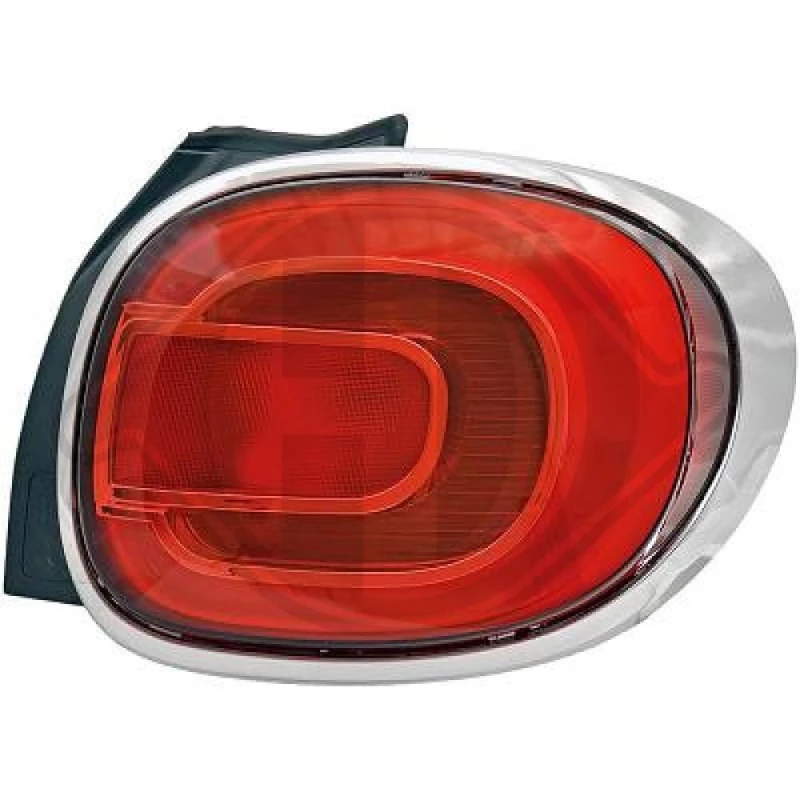 Image of DIEDERICHS 3405690 Rear light without bulb holder, Right, LED Combination Rearlight (391)