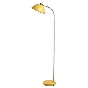 image of The Lighting and Interiors Group Bauhaus Floor Lamp - Ochre