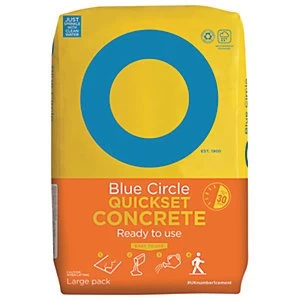 Image of Blue Circle Quick Set Concrete - 20KG