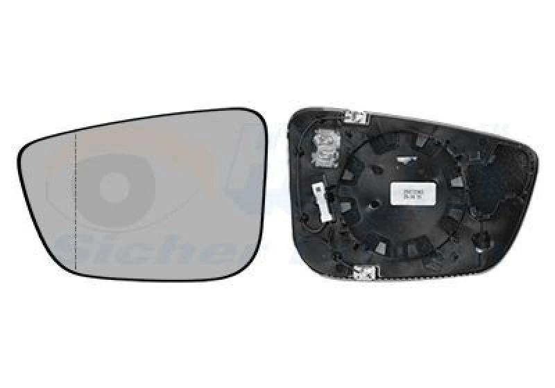 Image of VAN WEZEL Wing mirror glass VAN WEZEL 0550865U
