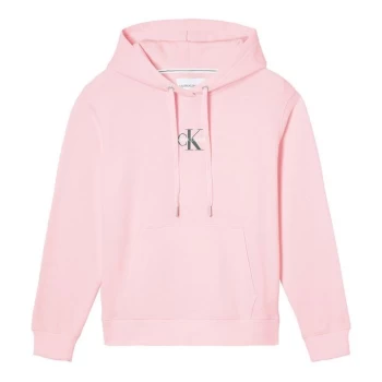 Image of Calvin Klein Jeans Logo Hoodie - TN9 PEARLY Pink