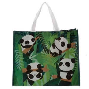 image of Cute Panda Durable Reusable Shopping Bag