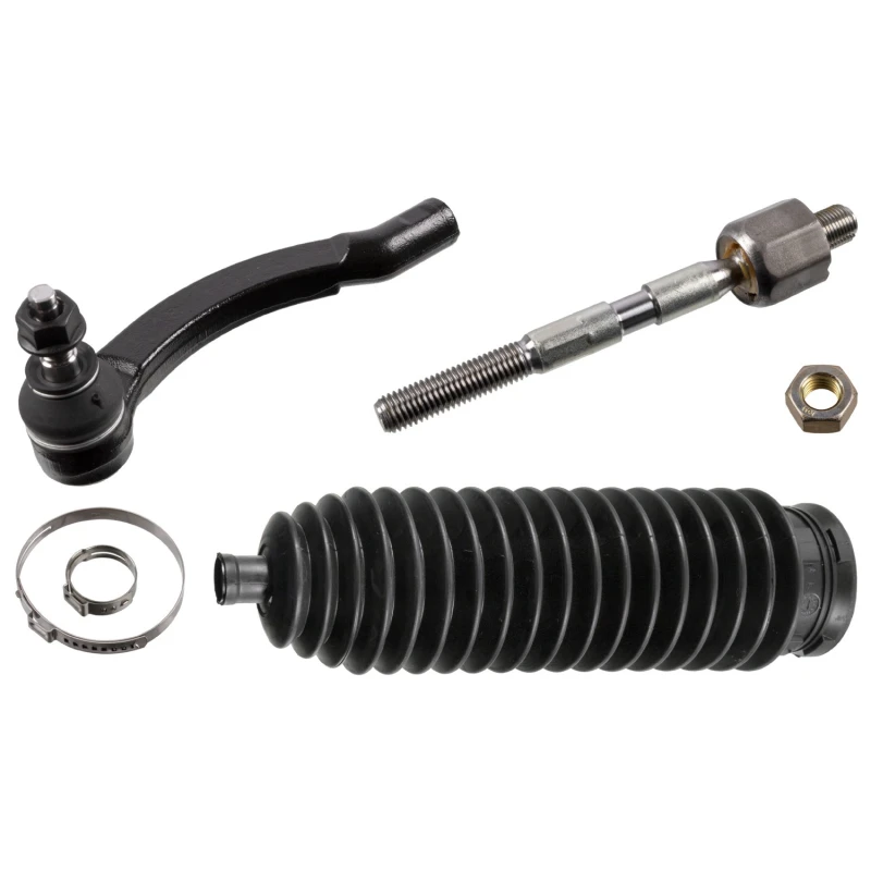 Image of FEBI BILSTEIN 40570 Tie Rod Front Axle Right, with bellow Rod Assembly (284)