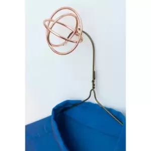 image of Kikkerland Copper Atomic Wall Hook Small